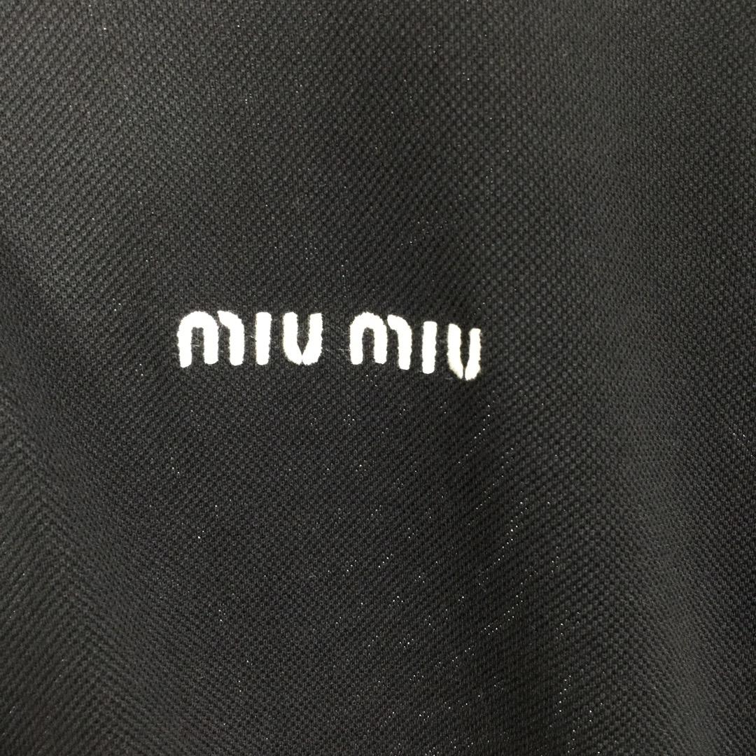 Miu Miu Cotton Piqué Polo Shirt - EUR FASHION