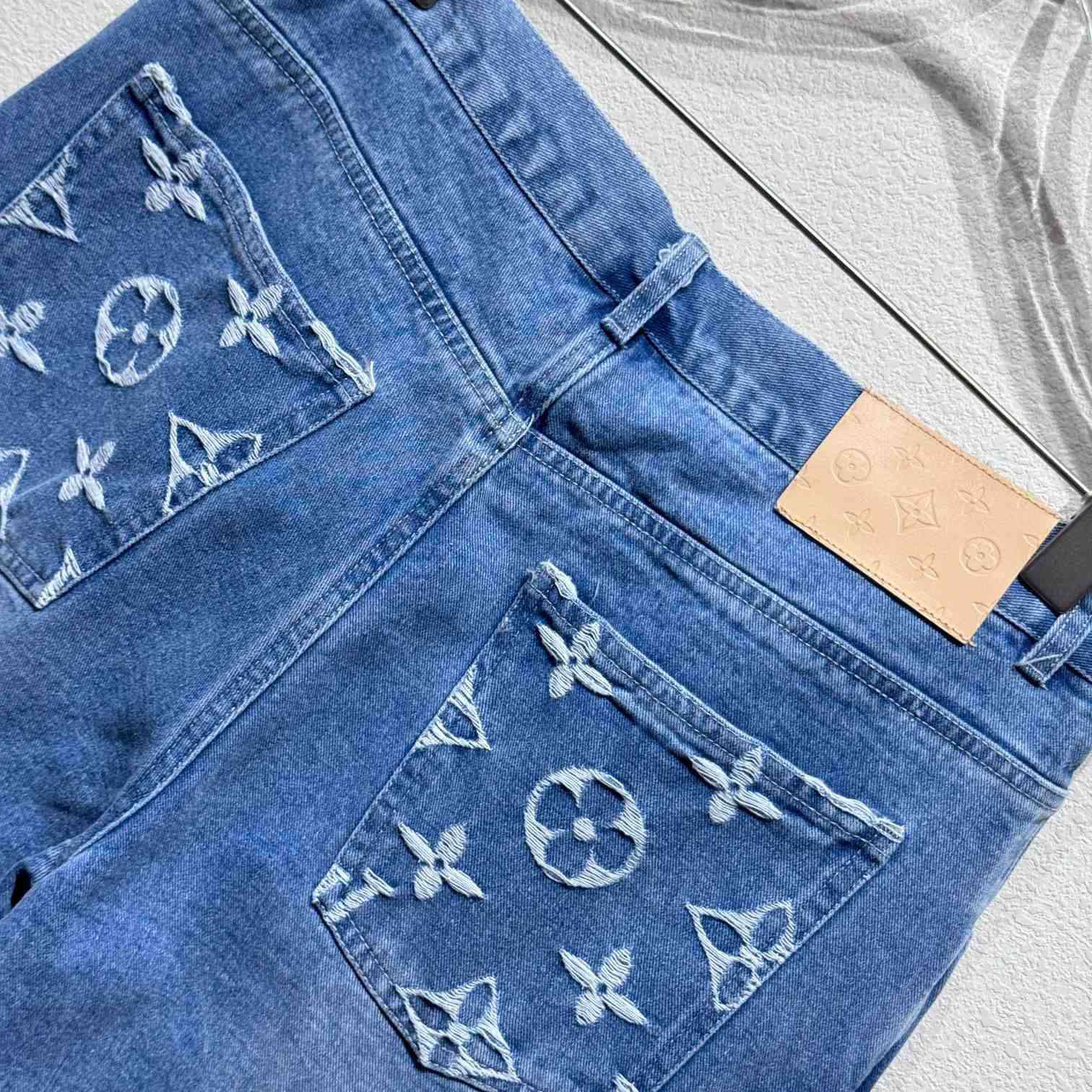 Louis Vuitton Monogram Denim Jeans - EUR FASHION