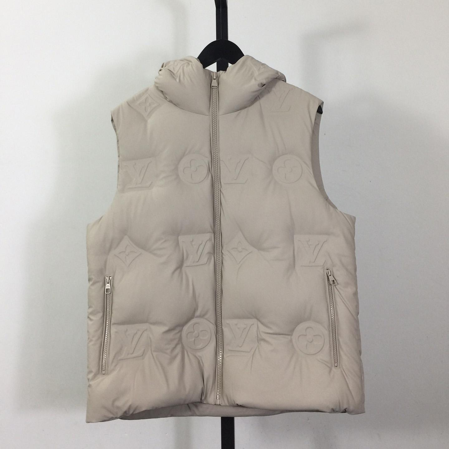 Louis Vuitton Monogram Boyhood Puffer Leather Gilet    - EUR FASHION