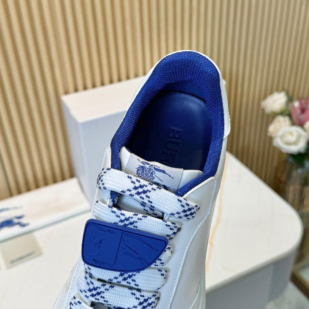 Burberry Leather Terrace Sneakers - EUR FASHION