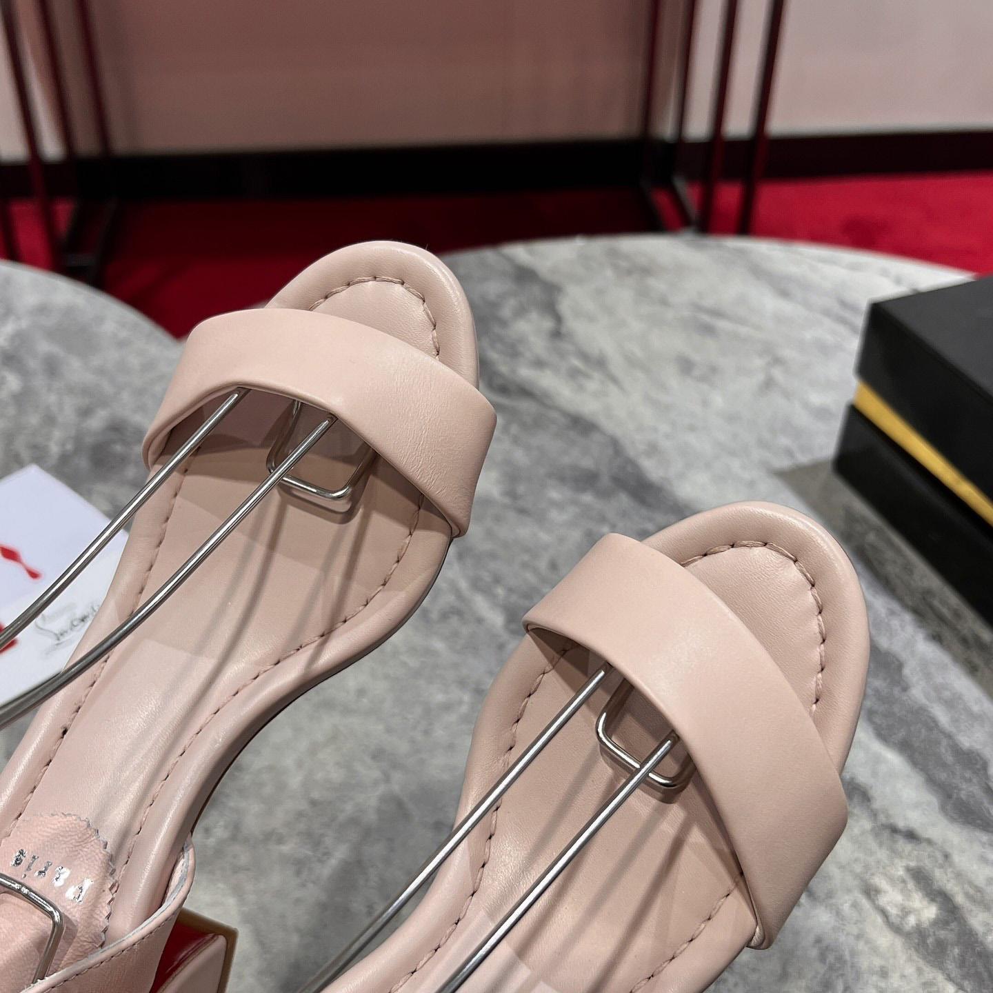 Christian Louboutin  Pink Lin Miss Sabina 55 Sandals - EUR FASHION