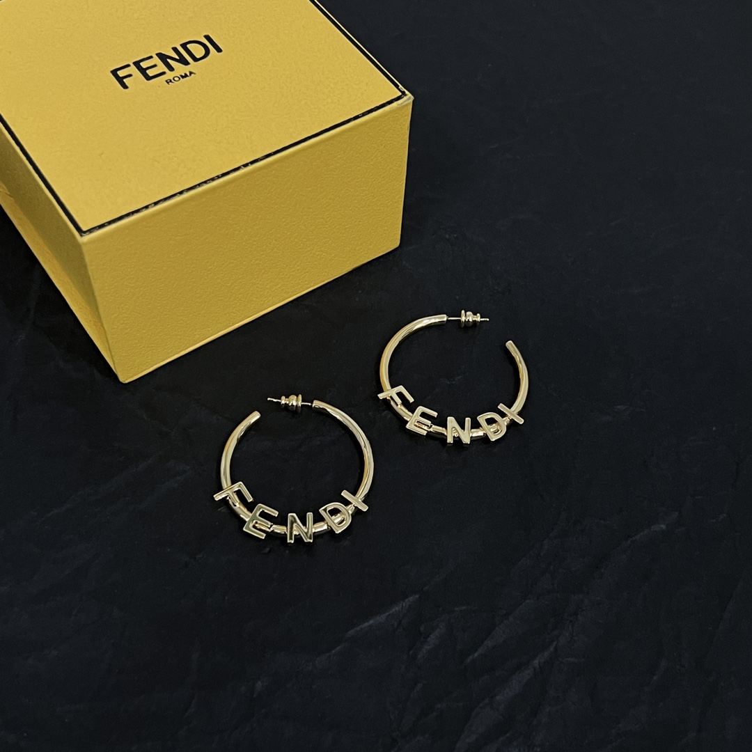 Fendi Fendigraphy Earrings  - EUR FASHION