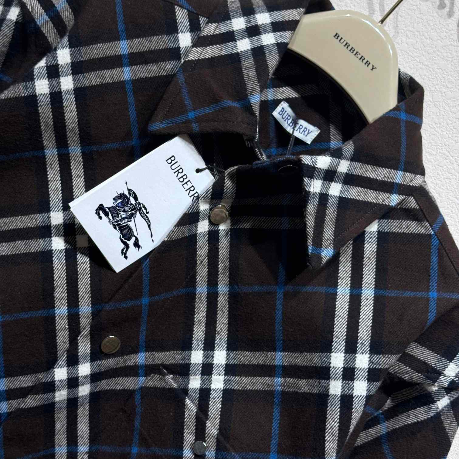 Burberry Check Silk Pyjama Shirt - EUR FASHION