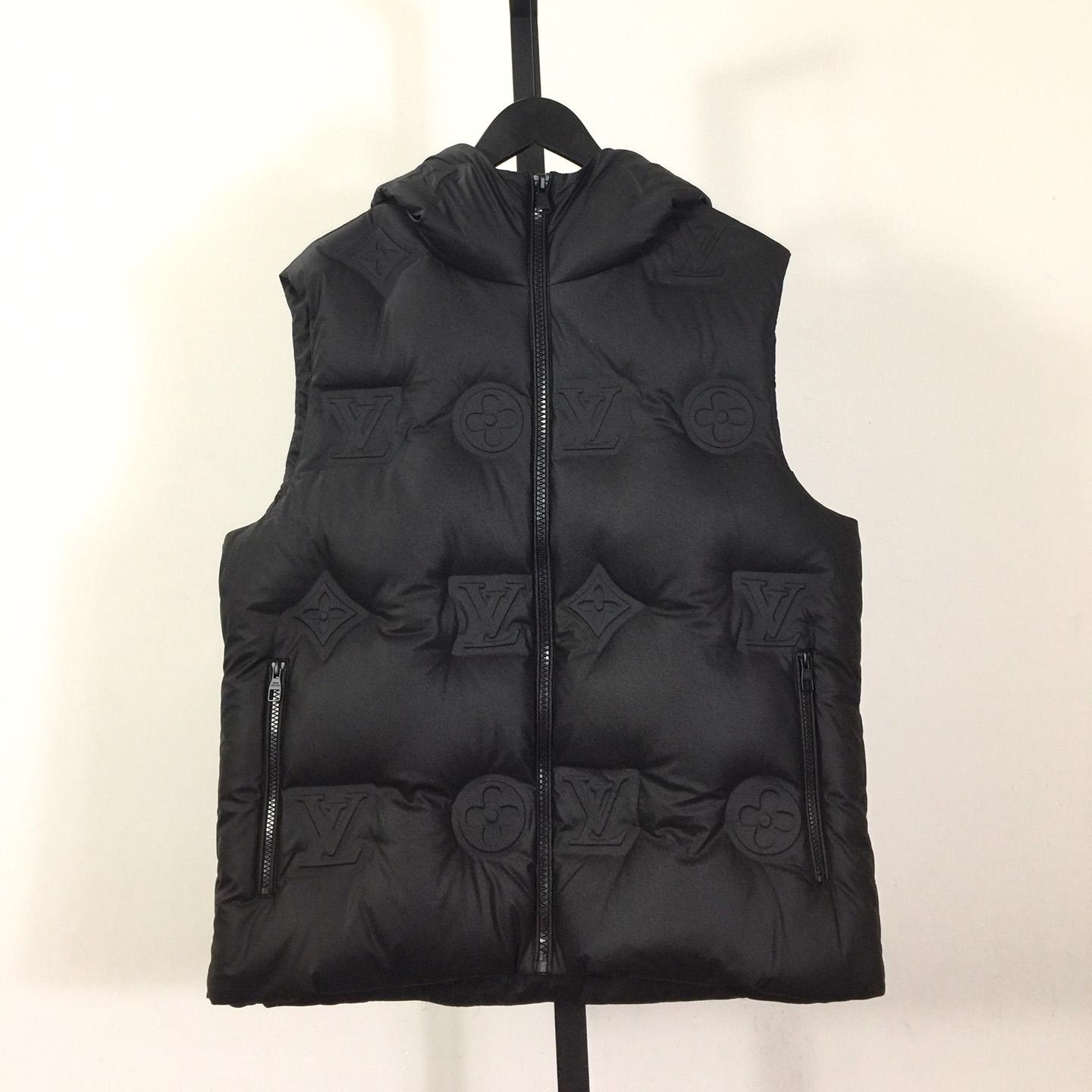 Louis Vuitton Monogram Boyhood Puffer Leather Gilet    - EUR FASHION