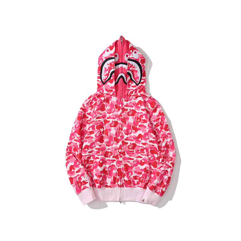 Bape Big ABC Camo Shark Full Zip Hoodie - EUR FASHION