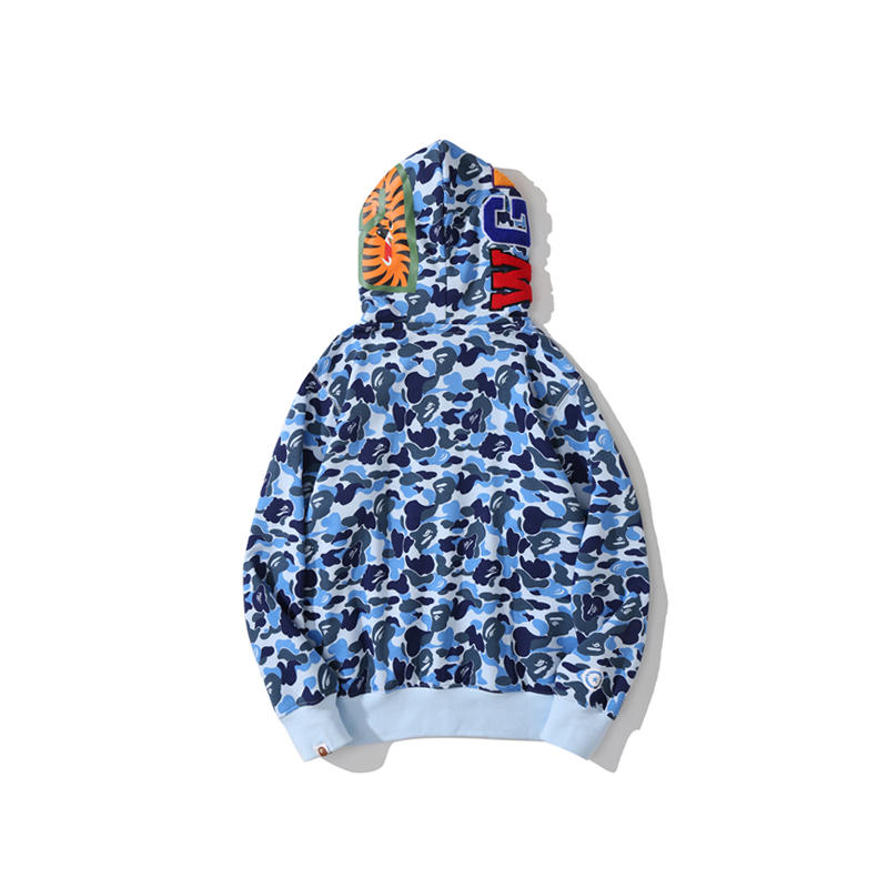 Bape Big ABC Camo Shark Full Zip Hoodie - EUR FASHION