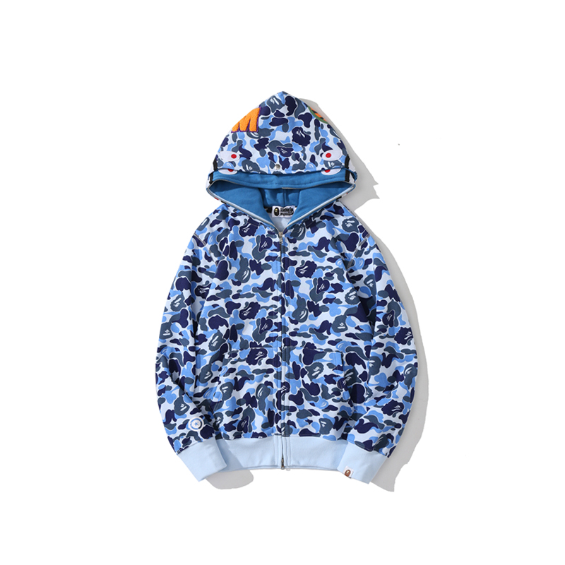 Bape Big ABC Camo Shark Full Zip Hoodie - EUR FASHION