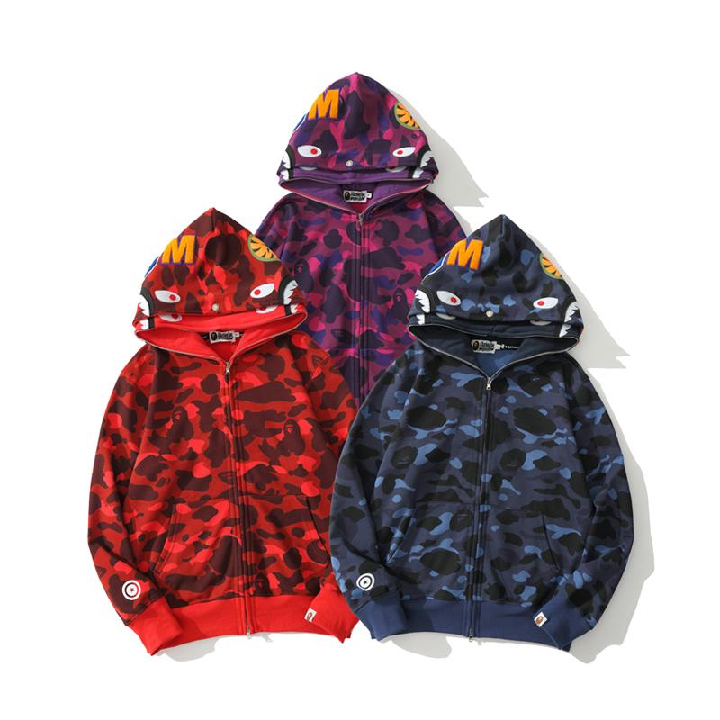 Bape Shark Full Zip Hoodie - EUR FASHION