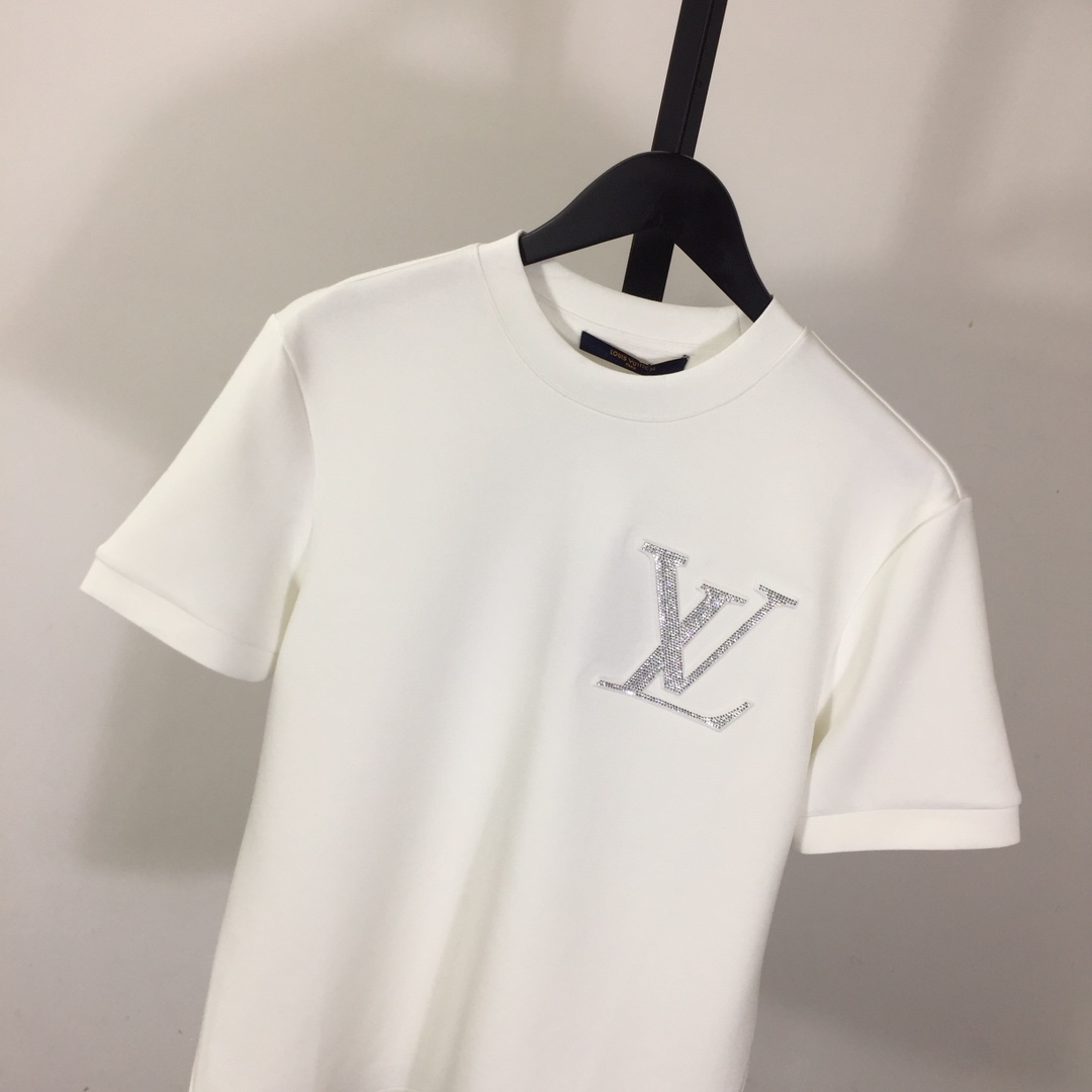 Louis Vuitton Logo Cotton T-shirt - EUR FASHION