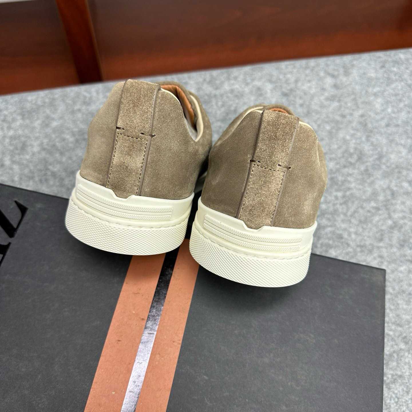 Zegna Suede Triple Stitch™ Sneakers - EUR FASHION