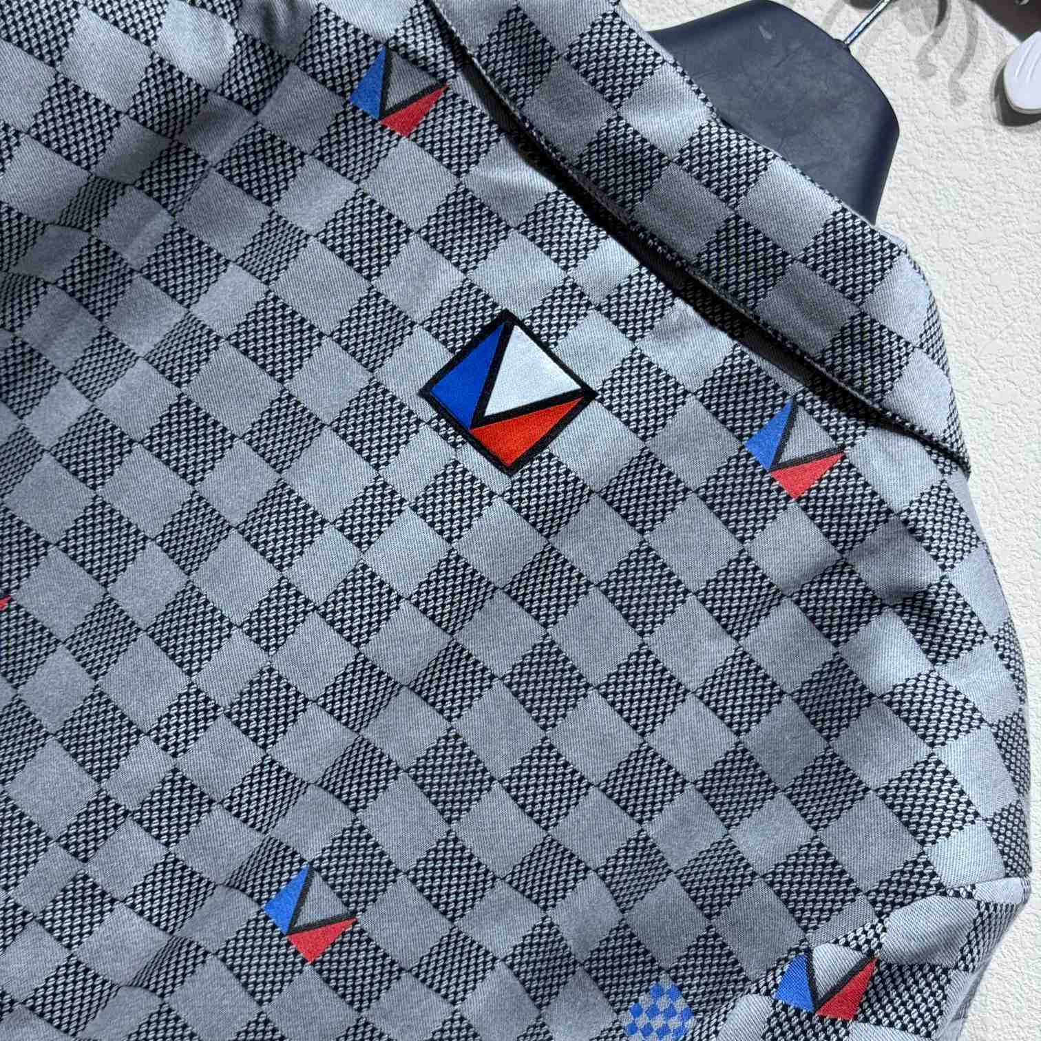 Louis Vuitton Damier Open Collar Cotton Overshirt   1AFVN2 - EUR FASHION