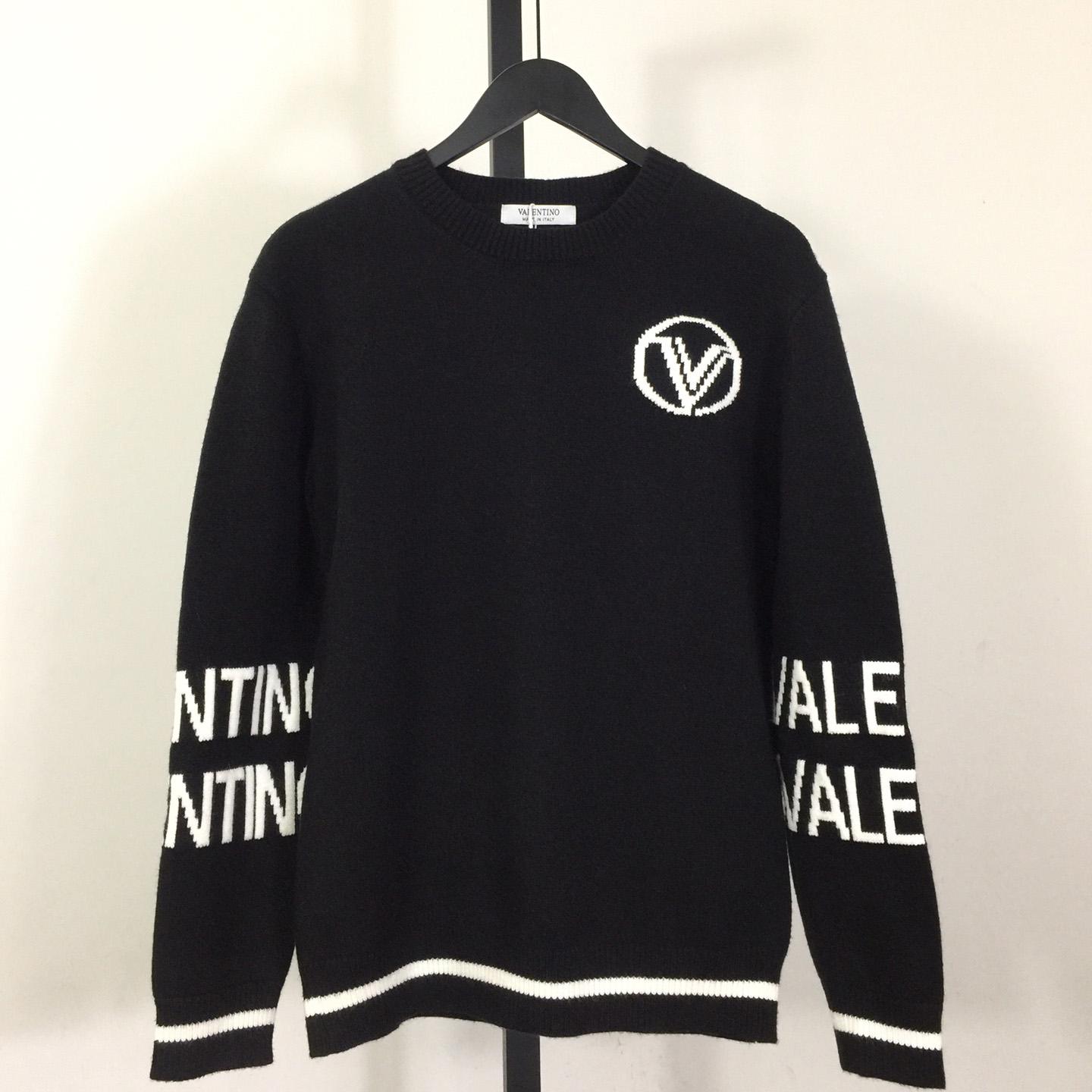 Valenti Logo Wool Sweater - EUR FASHION