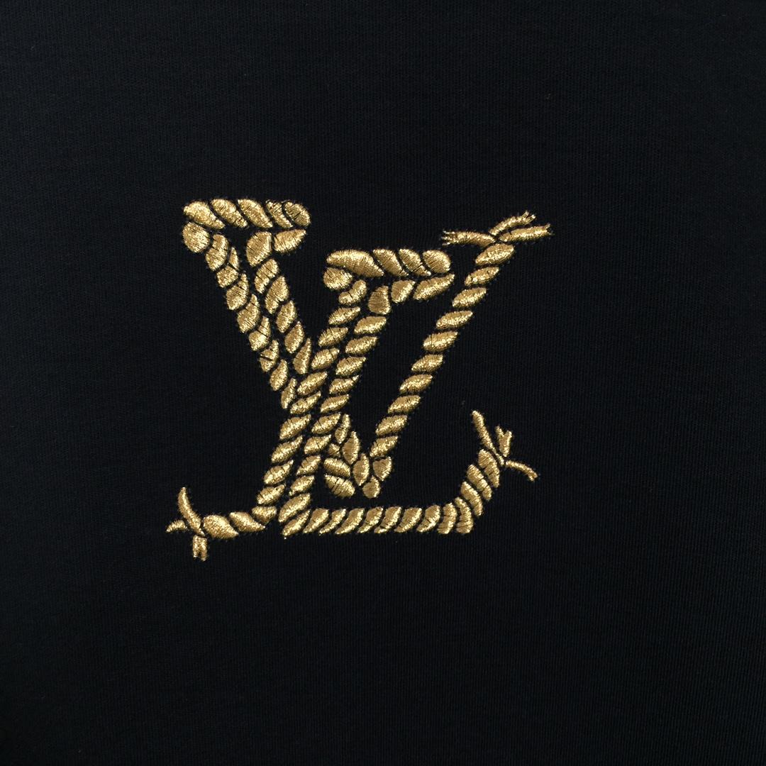 Louis Vuitton Logo Long Sleeve Tee - EUR FASHION