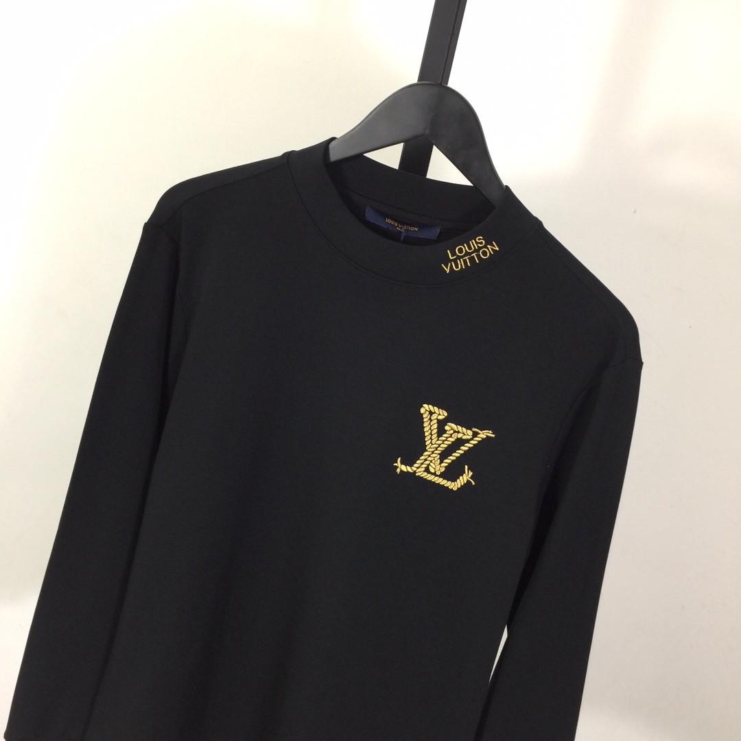 Louis Vuitton Logo Long Sleeve Tee - EUR FASHION