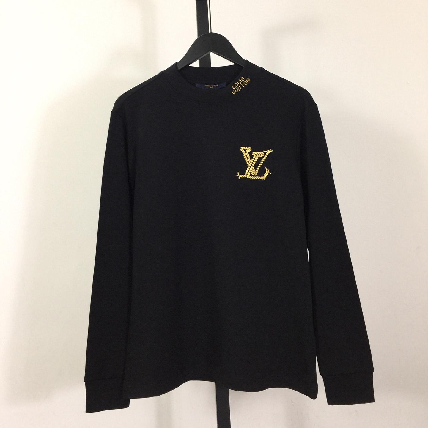 Louis Vuitton Logo Long Sleeve Tee - EUR FASHION