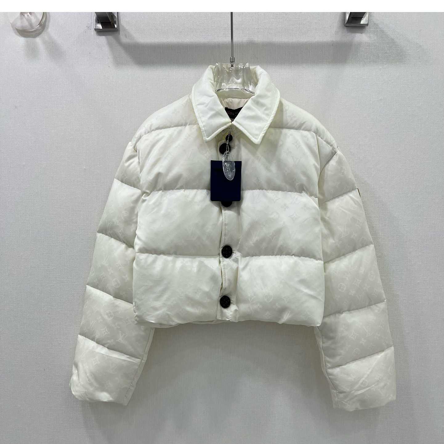 Louis Vuitton Cropped Monogram Puffer Jacket   1AFUII - EUR FASHION