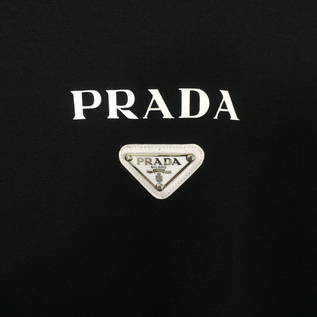 Prada Logo Cotton T-shirt - EUR FASHION