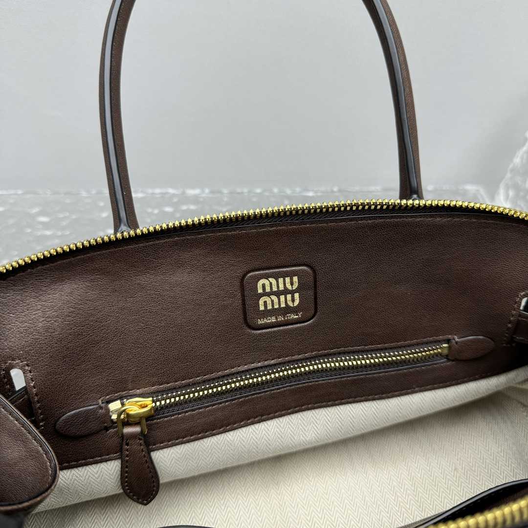 Miu Miu Aventure Nappa Leather Top-handle Bag - EUR FASHION