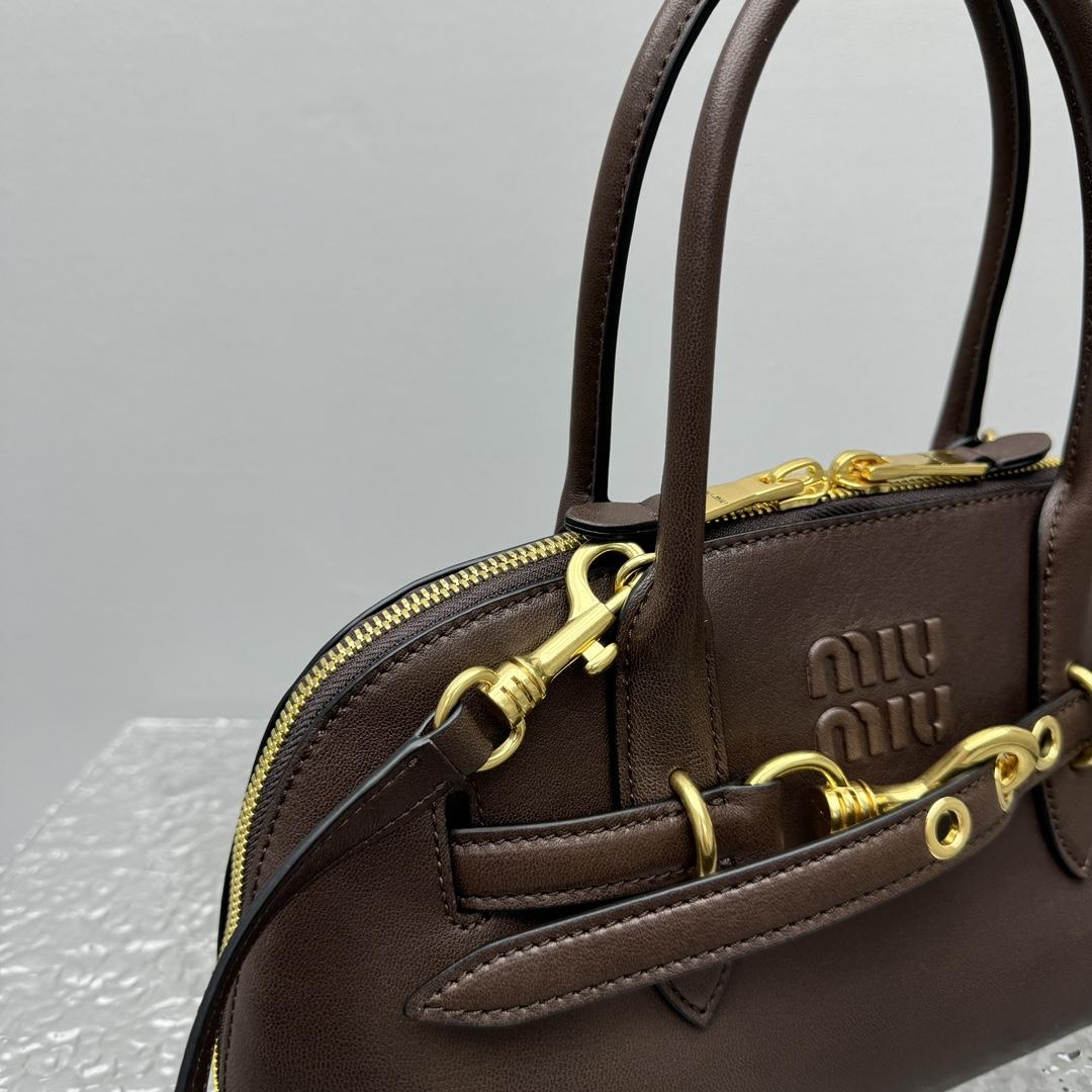 Miu Miu Aventure Nappa Leather Top-handle Bag - EUR FASHION