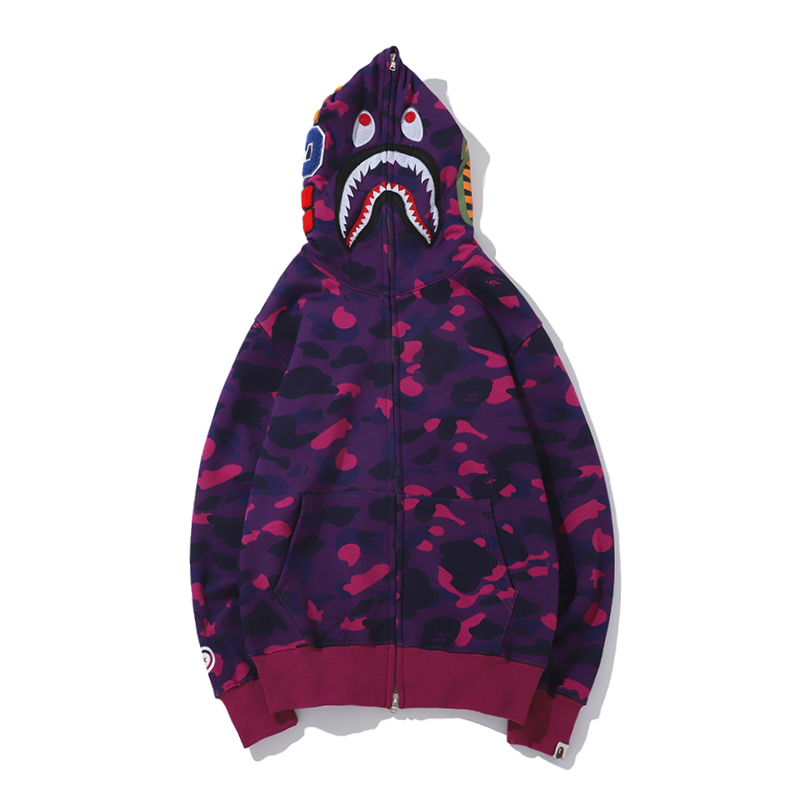 Bape Full Zip Double Hoodie - EUR FASHION