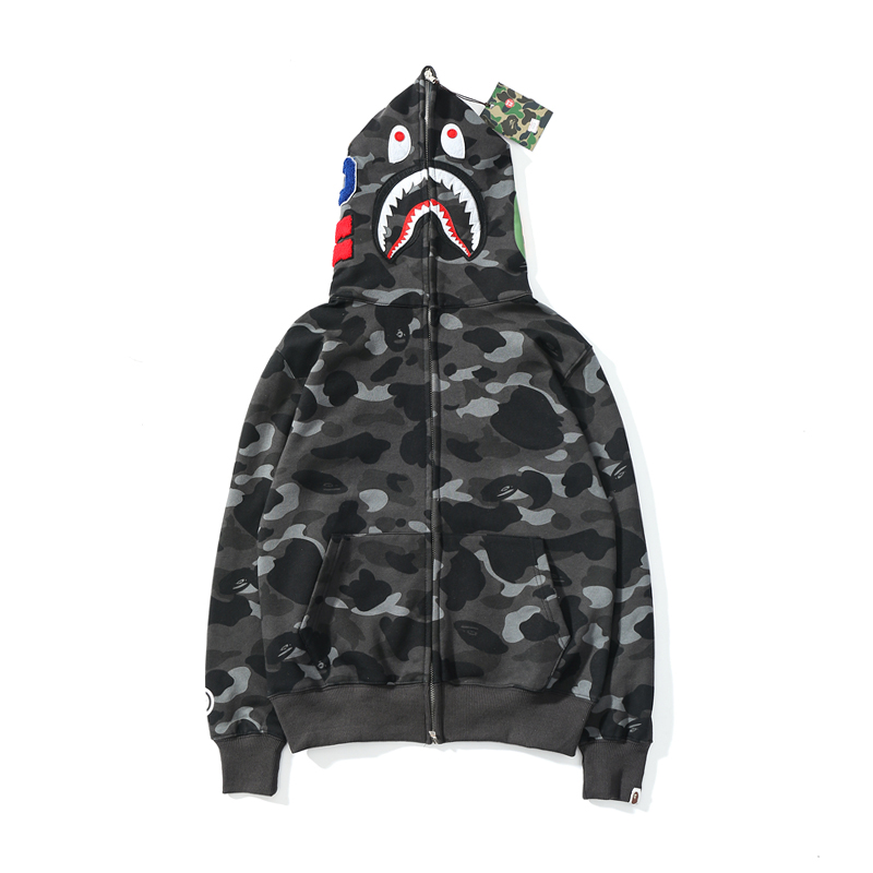 Bape Full Zip Double Hoodie - EUR FASHION