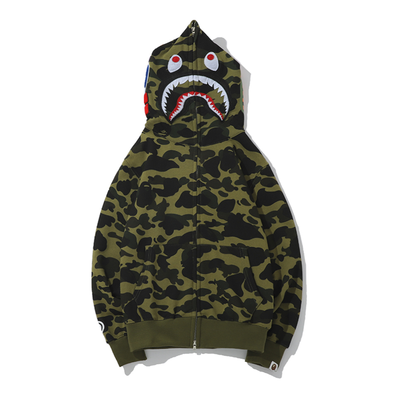 Bape Full Zip Double Hoodie - EUR FASHION