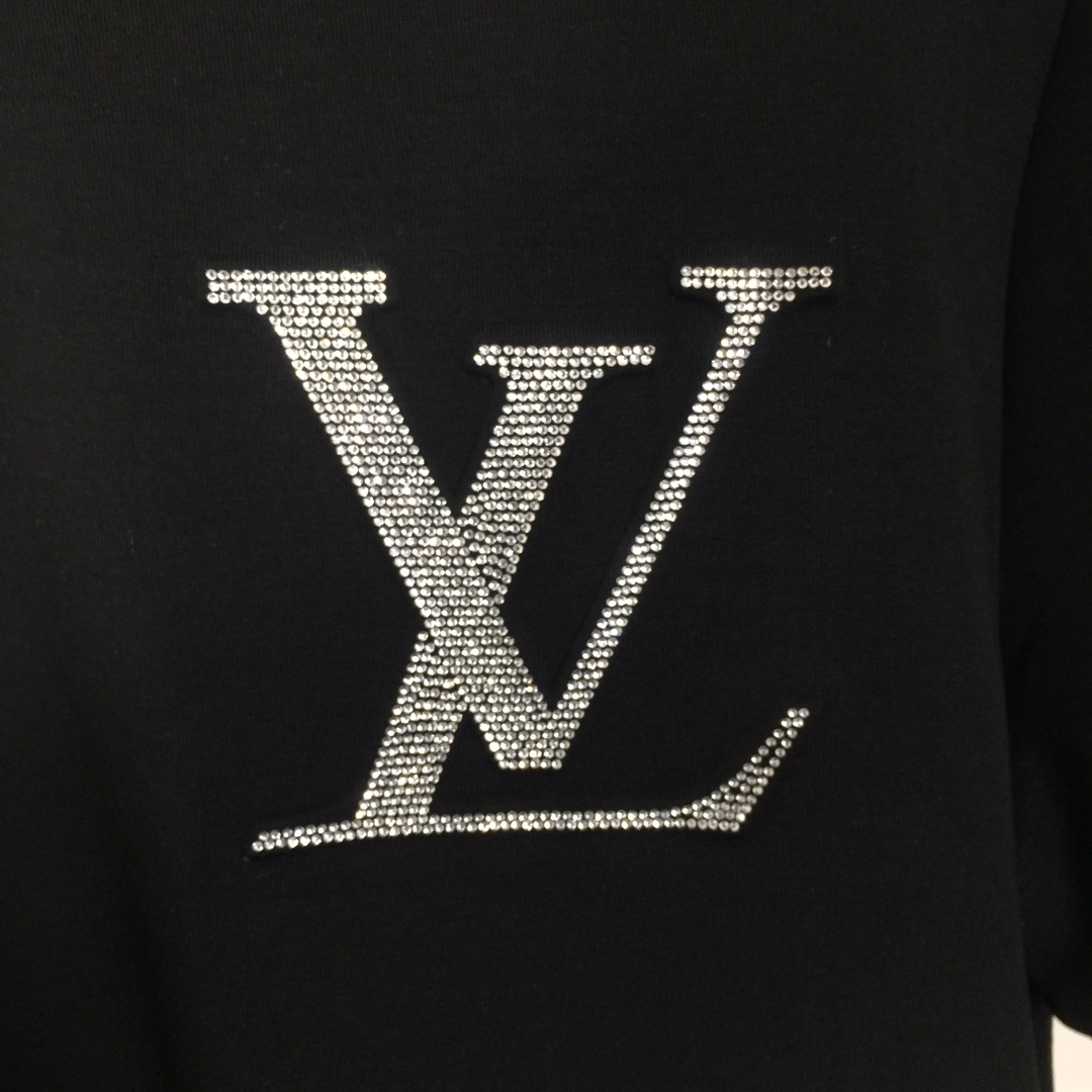 Louis Vuitton Logo Cotton T-shirt - EUR FASHION