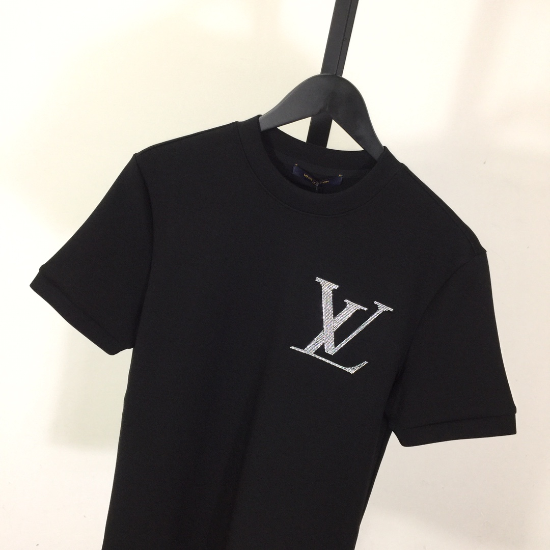 Louis Vuitton Logo Cotton T-shirt - EUR FASHION