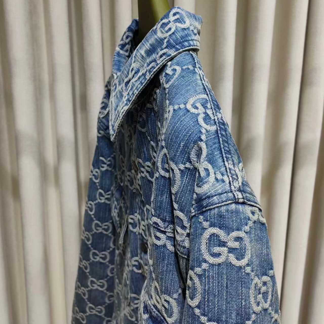 Gucci GG Jacquard Denim Shirt - EUR FASHION