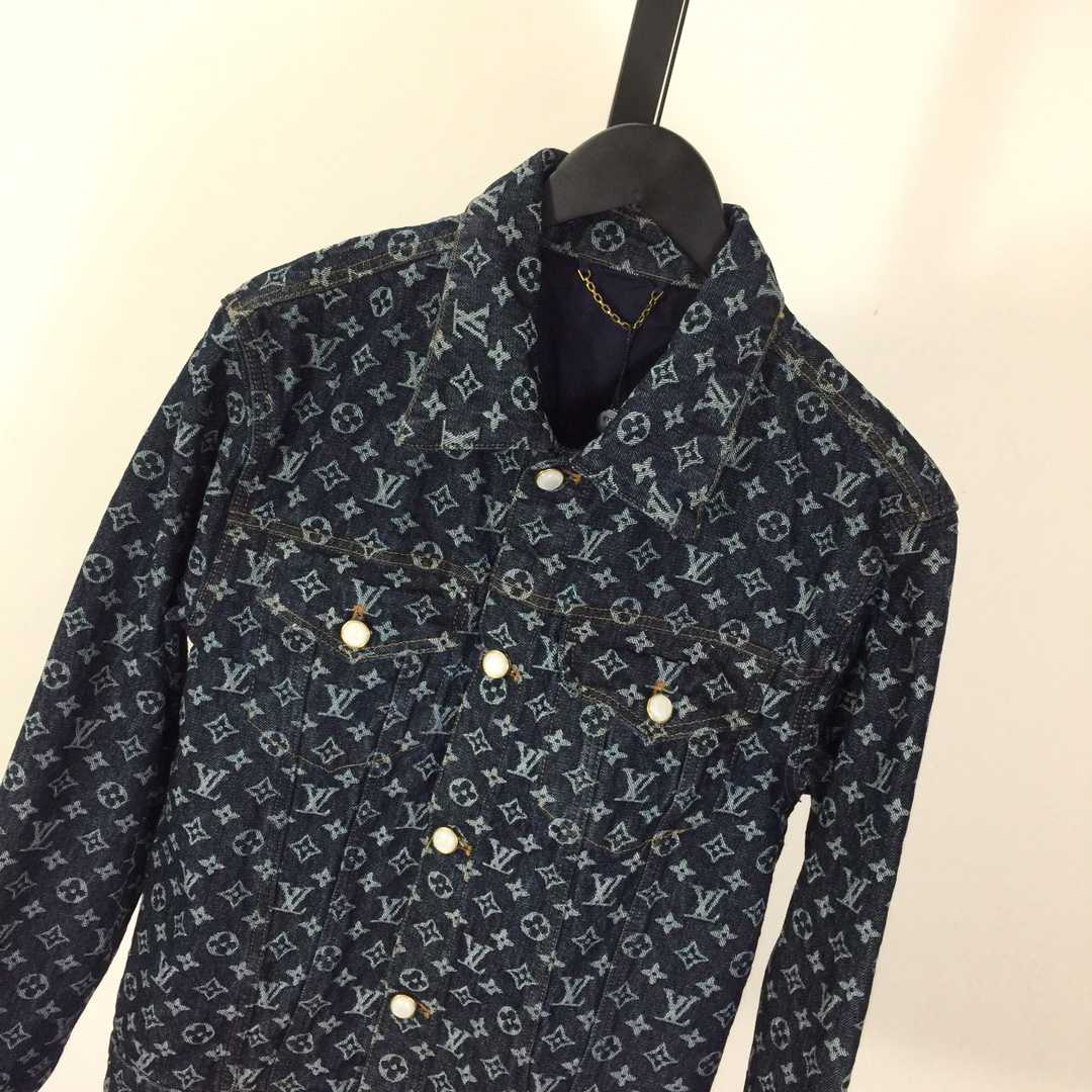 Louis Vuitton Monogram Jacquard Denim Jacket   1AFWWV - EUR FASHION