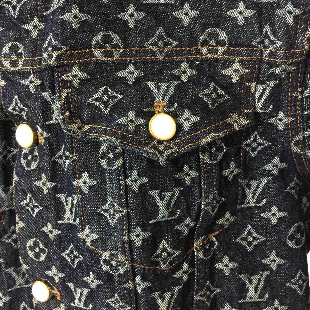 Louis Vuitton Monogram Jacquard Denim Jacket   1AFWWV - EUR FASHION