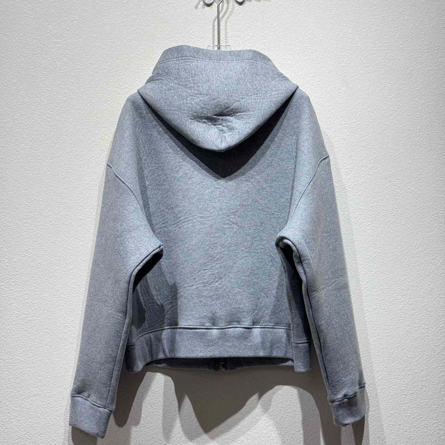 Miu Miu Cotton Zip-Up Hoodie - EUR FASHION