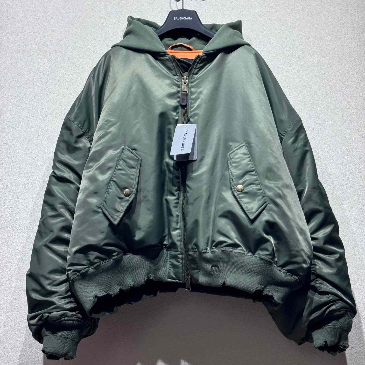 Balenciaga Hooded Bomber Jacket - EUR FASHION