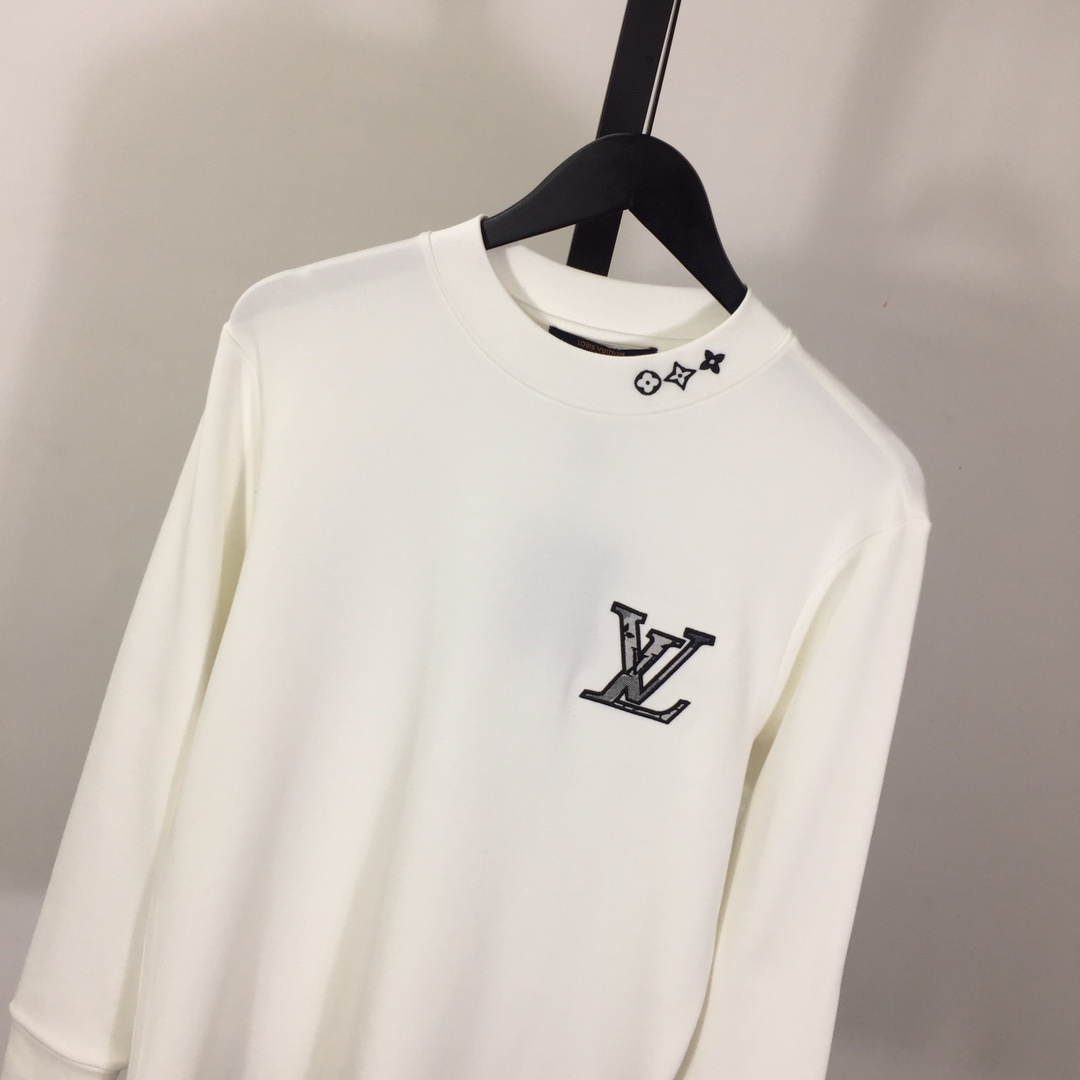 Louis Vuitton Logo Long Sleeve Tee - EUR FASHION