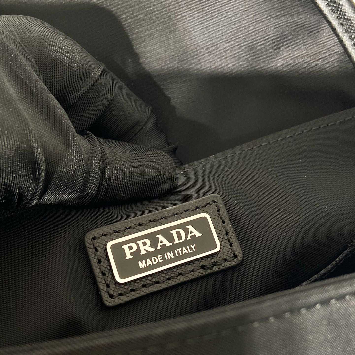 Prada Re-Nylon and Saffiano Leather Shoulder Bag - EUR FASHION