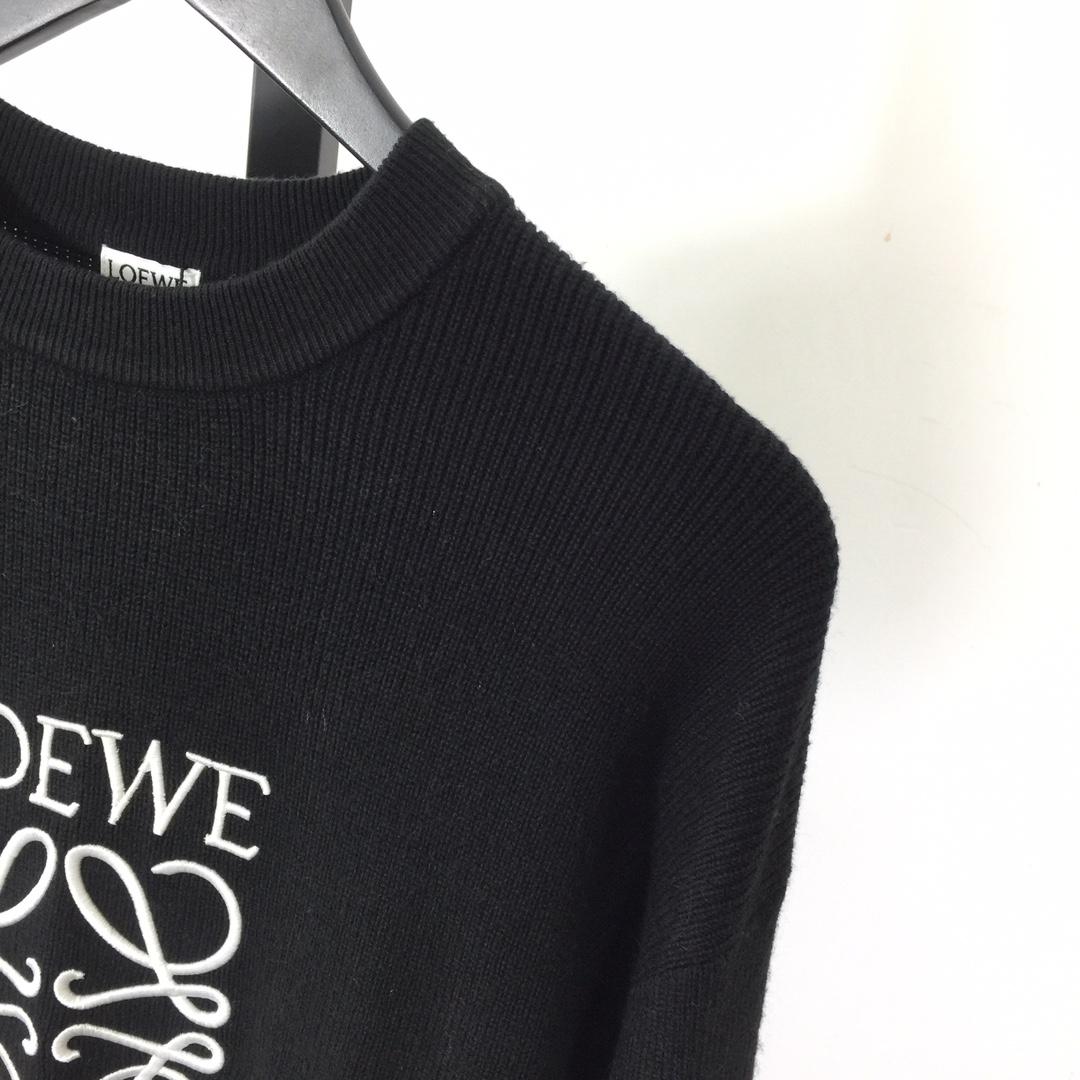 Loewe Logo-Embroidered Wool Sweater - EUR FASHION