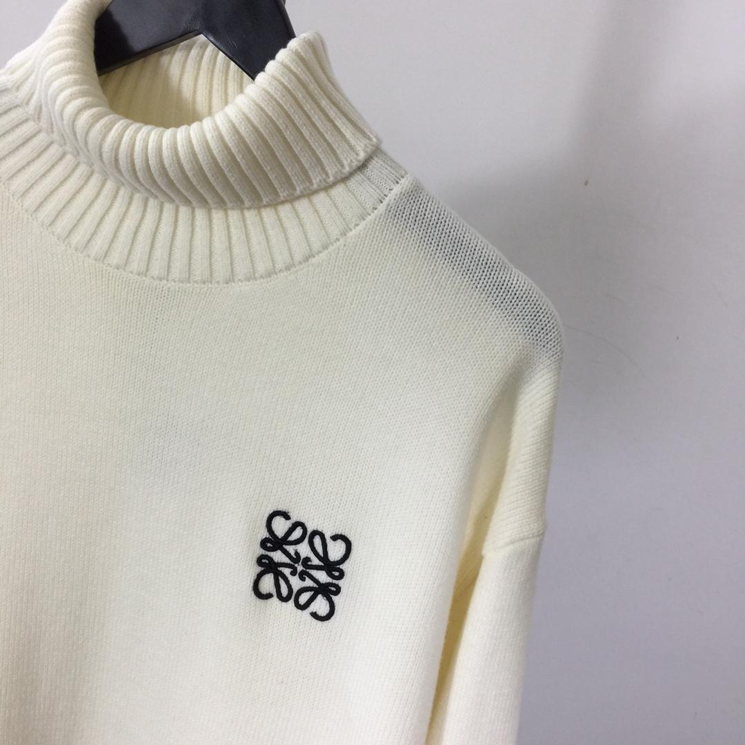 Loewe Logo-Embroidered Wool Sweater - EUR FASHION