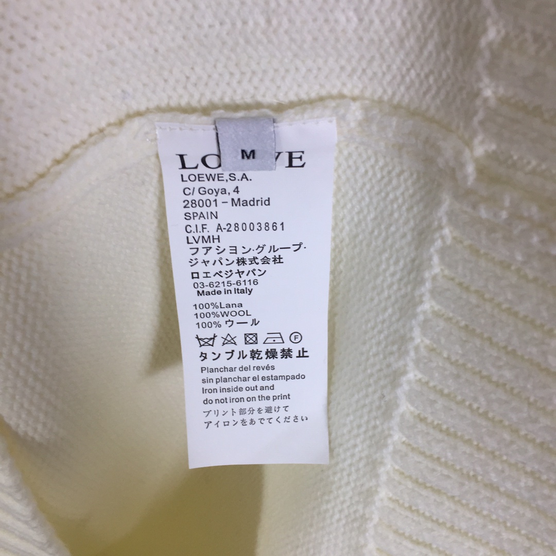 Loewe Logo-Embroidered Wool Sweater - EUR FASHION