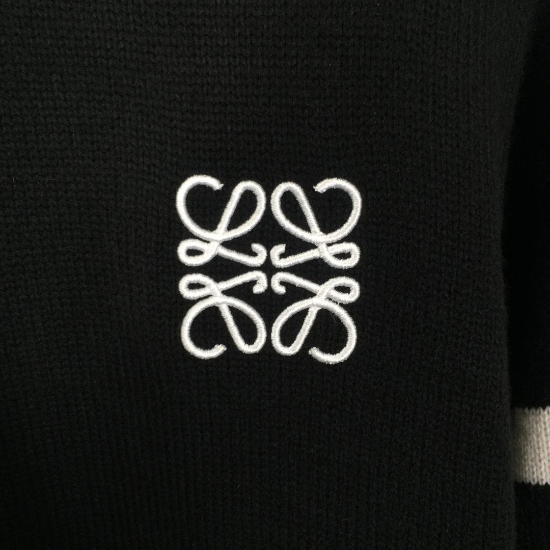 Loewe Logo-Embroidered Wool Sweater - EUR FASHION