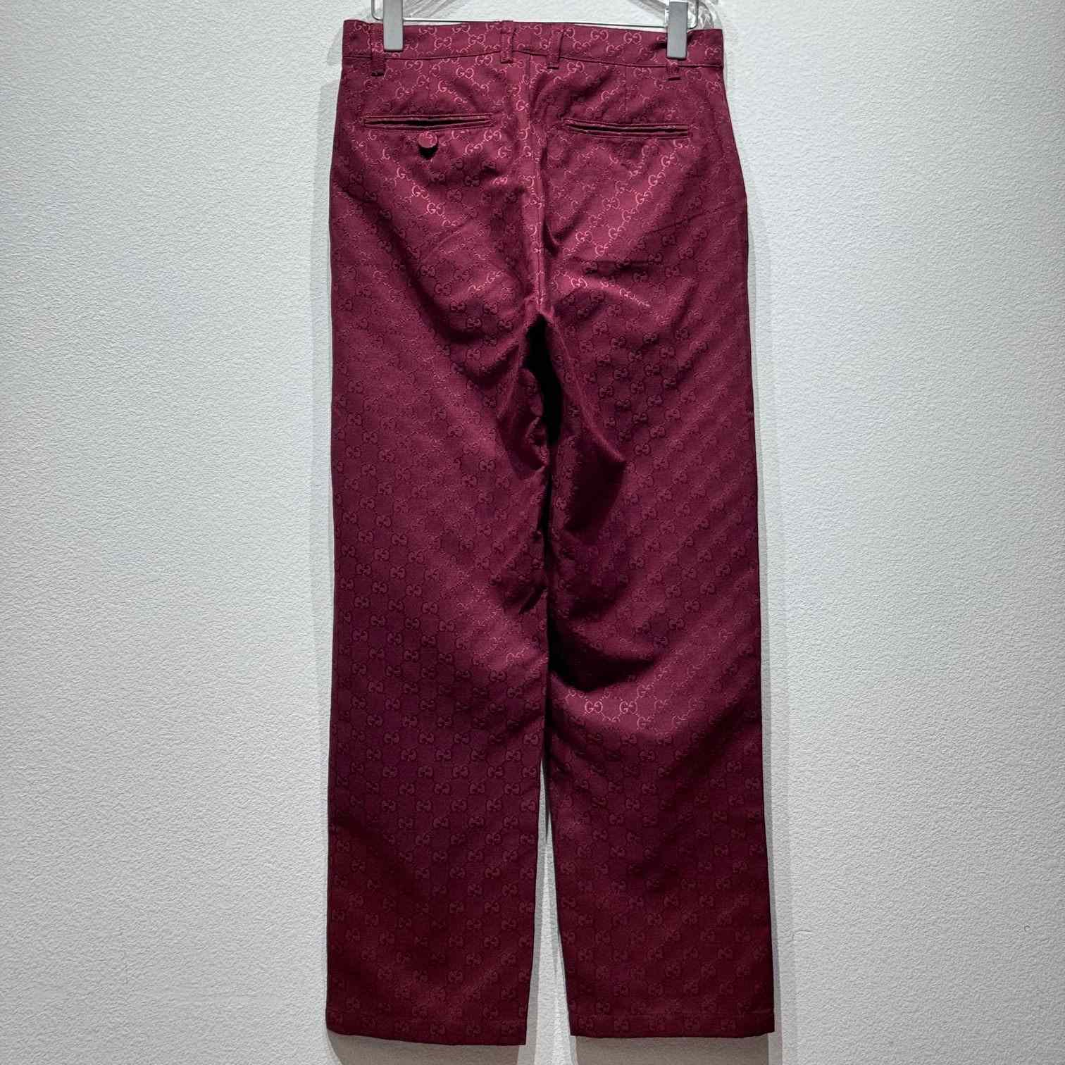 Gucci GG Canvas Trousers - EUR FASHION