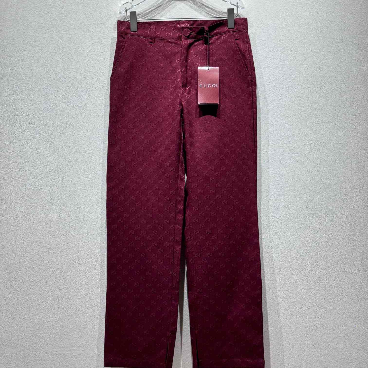 Gucci GG Canvas Trousers - EUR FASHION