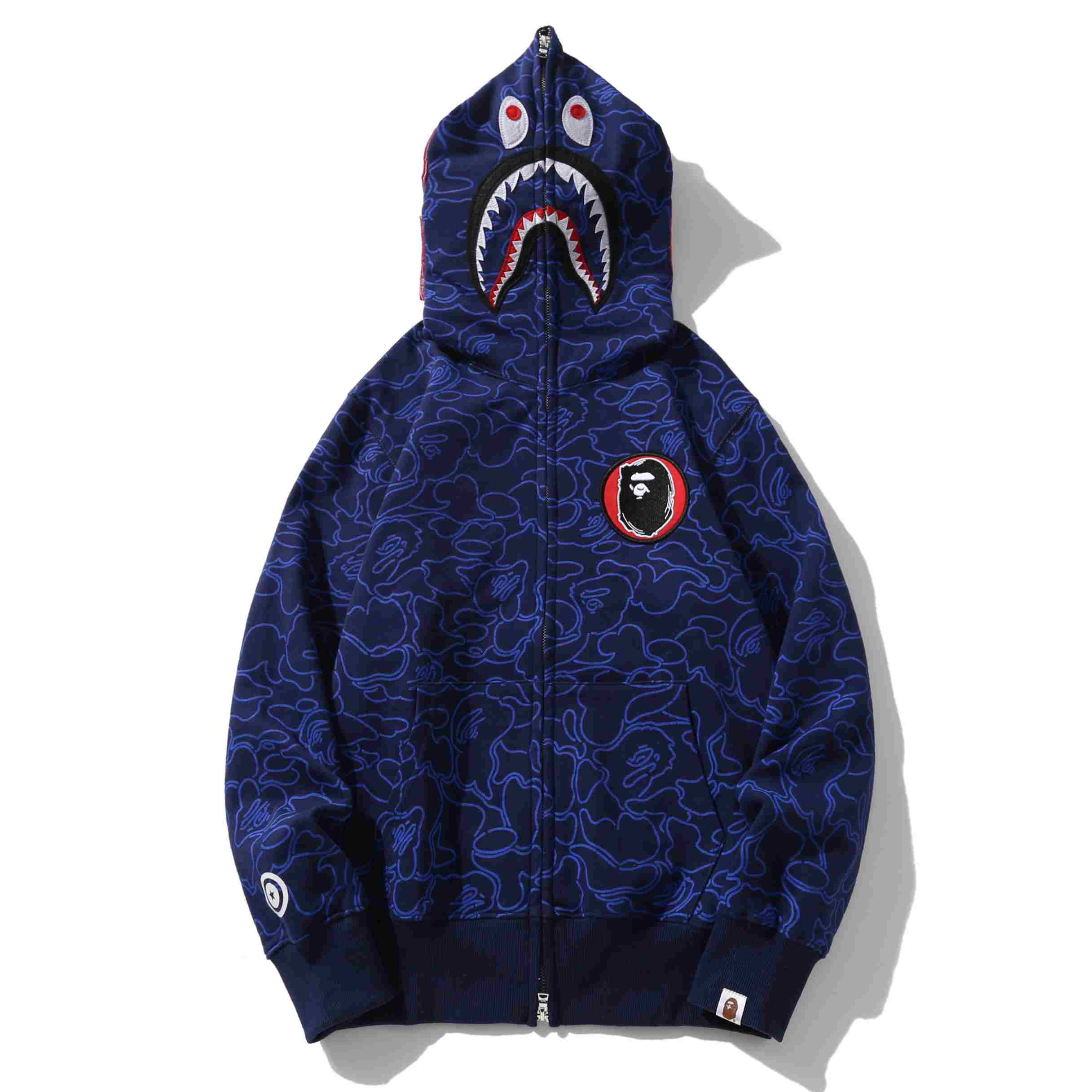 Bape 30Th Anniversary Shark Hoodie - EUR FASHION