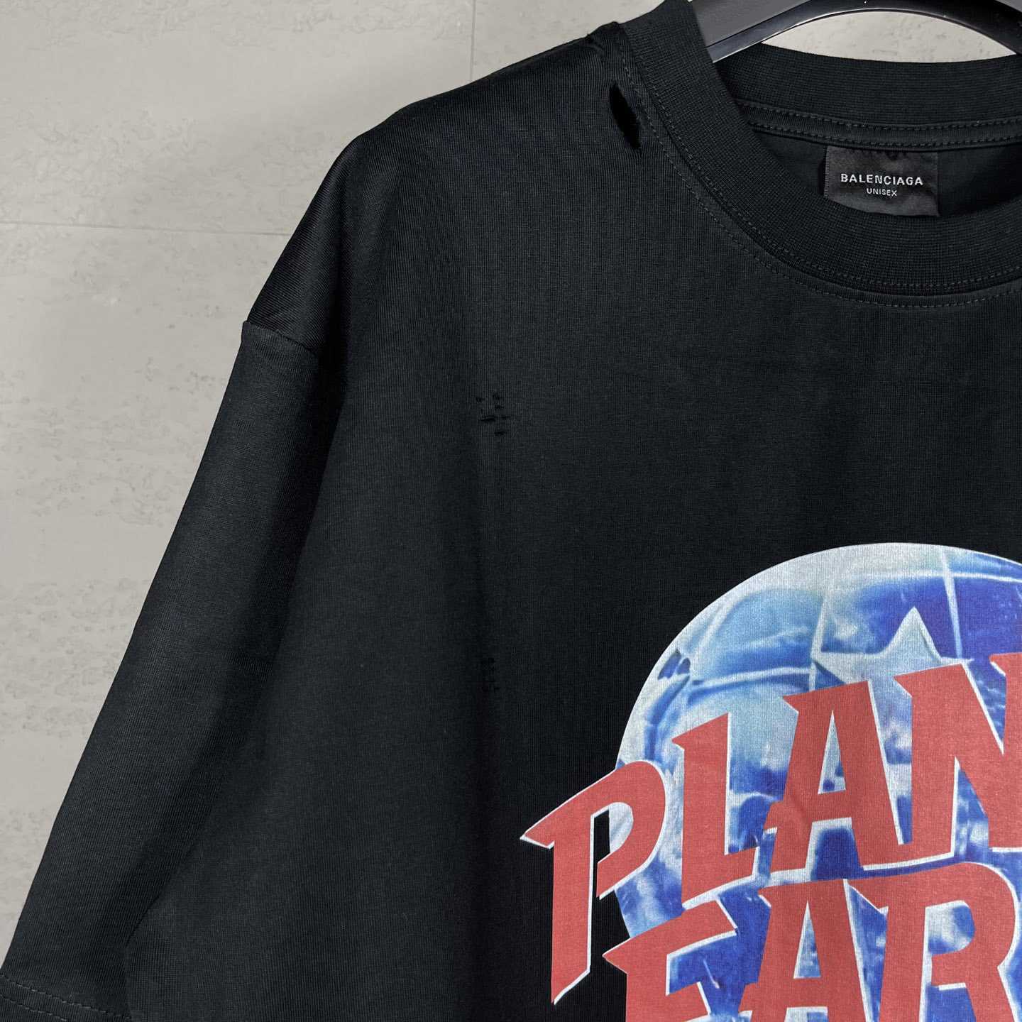 Balenciaga Planet Earth T-Shirt Oversized  - EUR FASHION