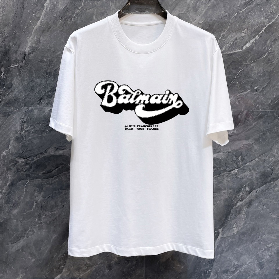 Balmain Logo-print T-shirt - EUR FASHION