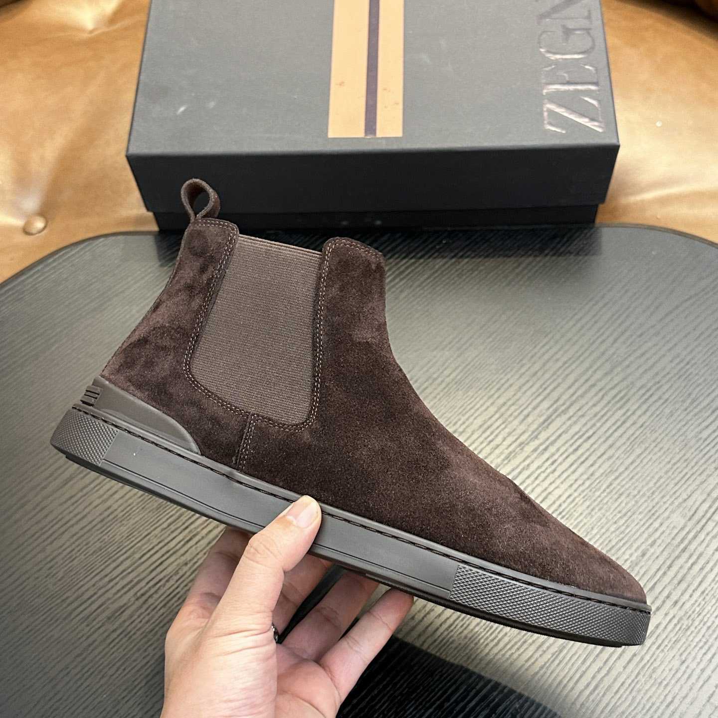 Zegna Suede Boots - EUR FASHION