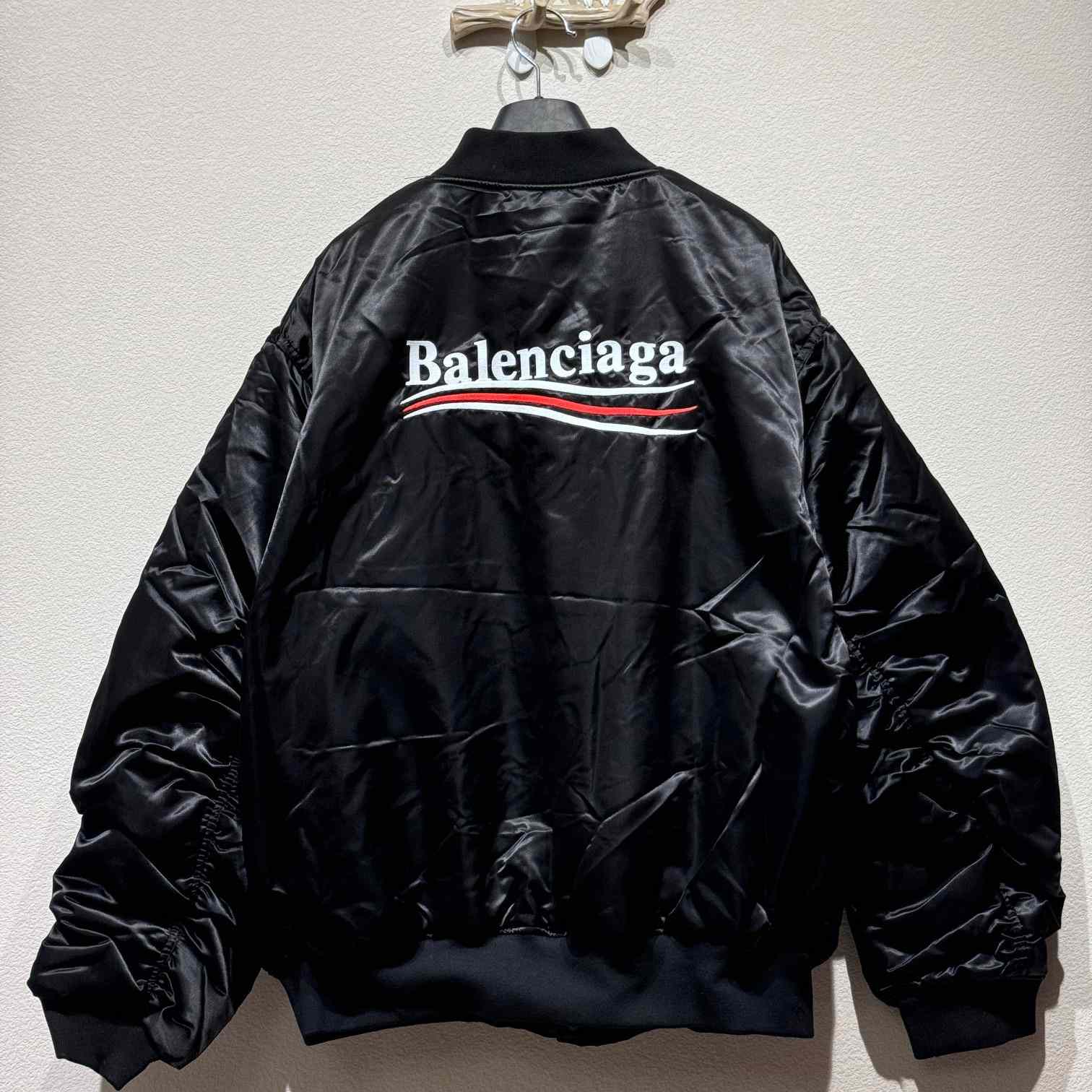 Balenciaga Embroidered-logo Bomber Jacket - EUR FASHION