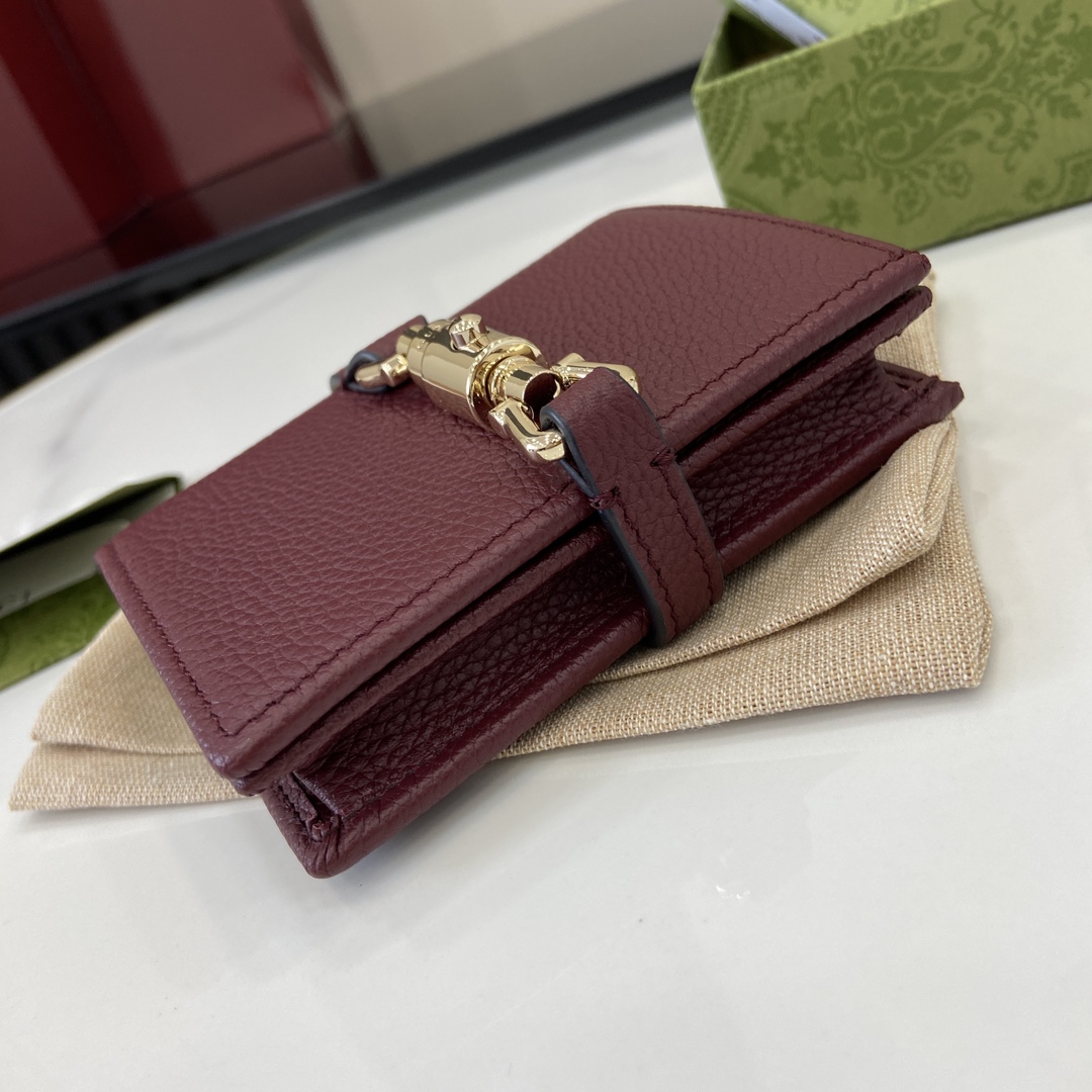 Gucci Jackie 1961 Card Case Wallet - EUR FASHION