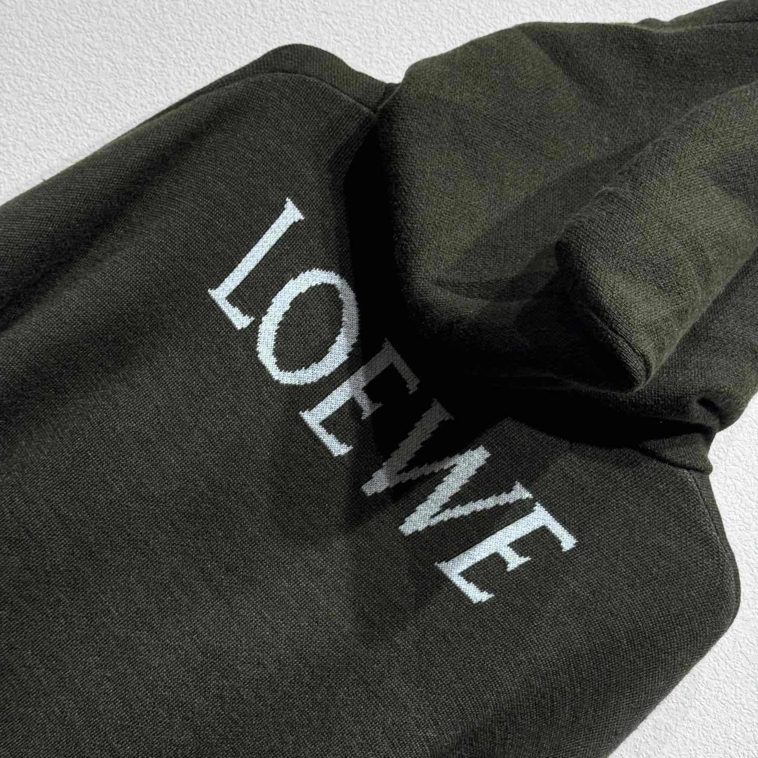 Loewe Logo Hooded Jumper - EUR FASHION