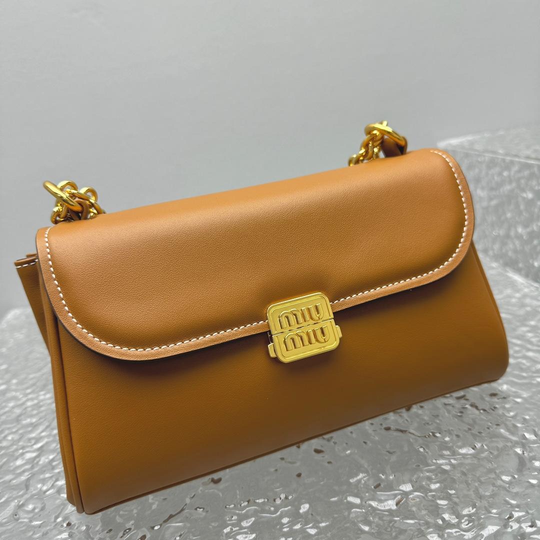 Miu Miu Leather Shoulder Bag - EUR FASHION