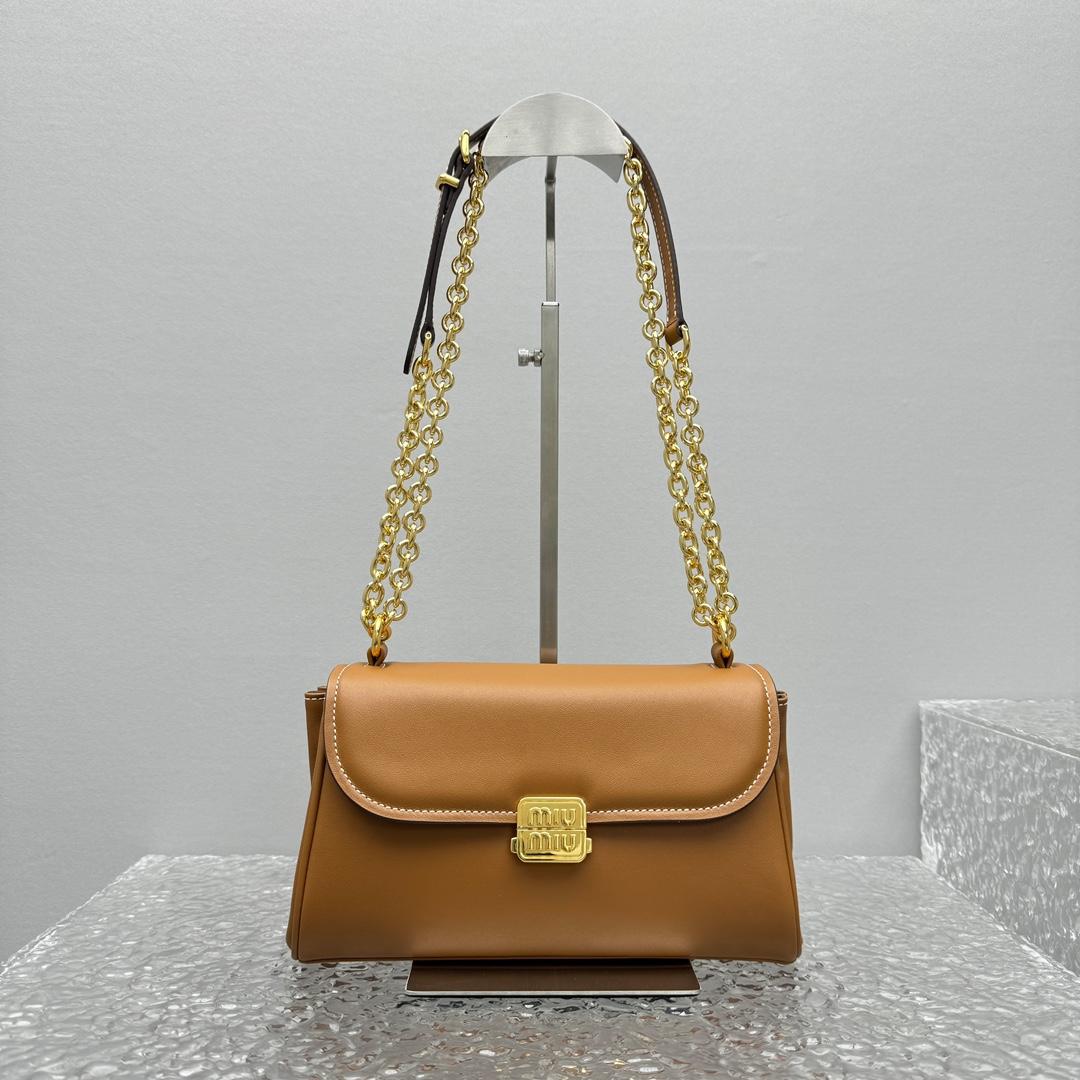 Miu Miu Leather Shoulder Bag - EUR FASHION